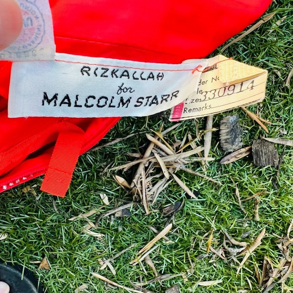 Malcom Starr Red Embellished Gown - Picture 9 of 10